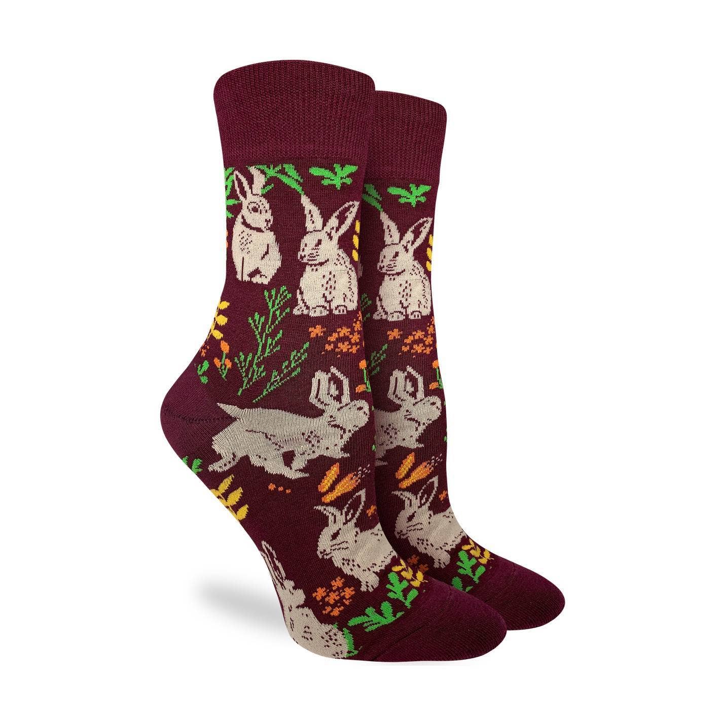 Good Luck Sock - Women's Woodland Bunny Rabbit Socks