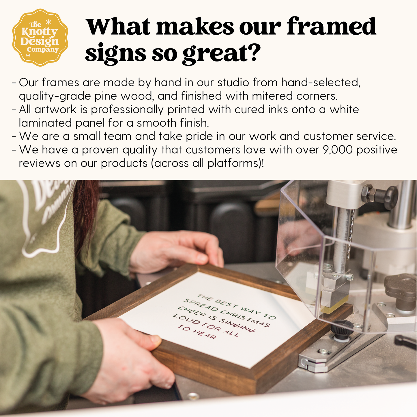 Knotty Design Co. - May The Flowers Remind Us Framed Sign