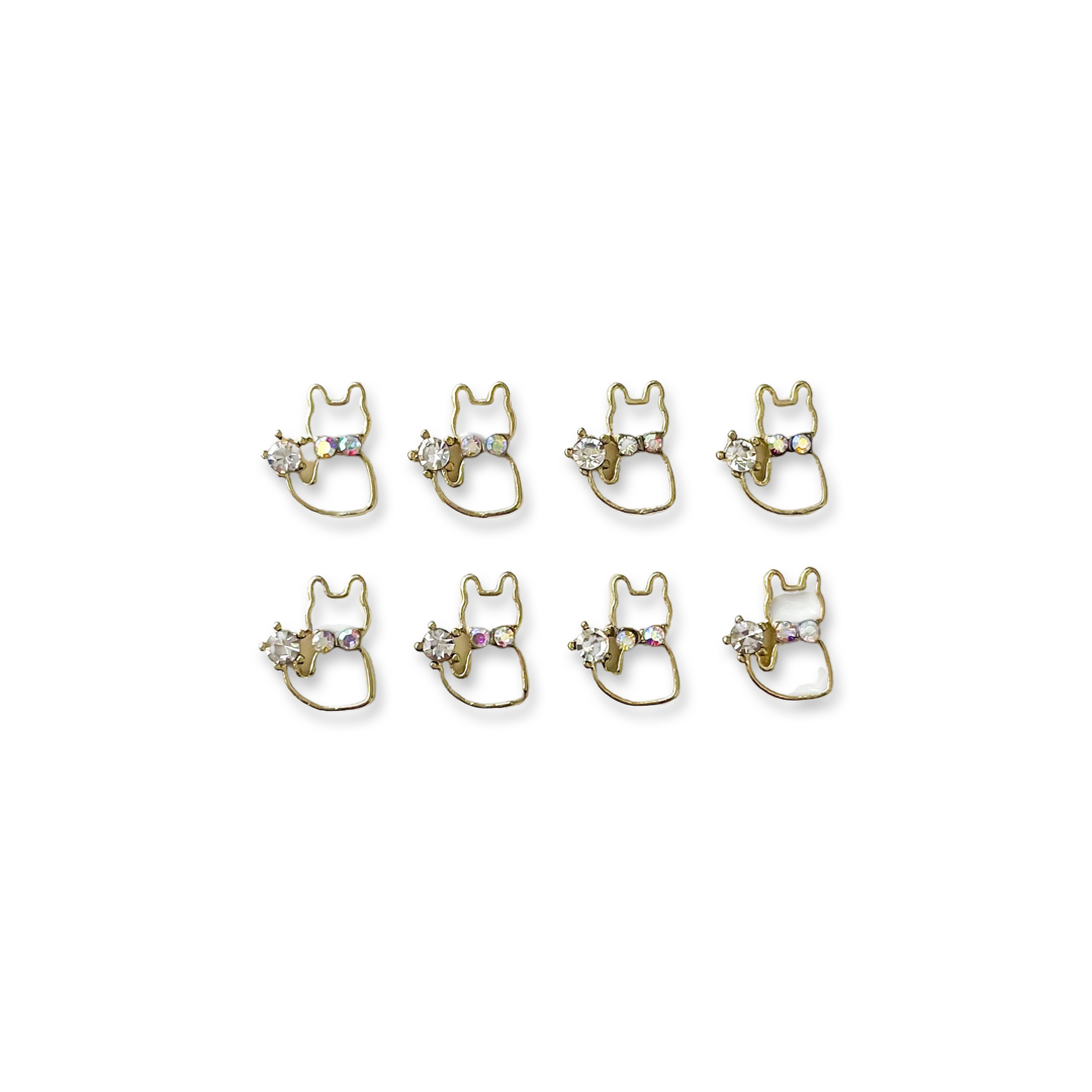 Shantiques Mini Creations - Earrings - diamond cats: Post