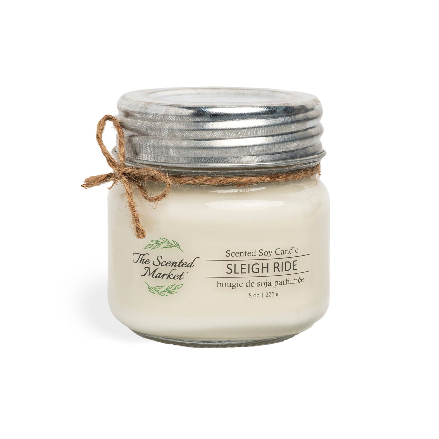 The Scented Market - SLEIGH RIDE Soy Wax Candle 8 oz