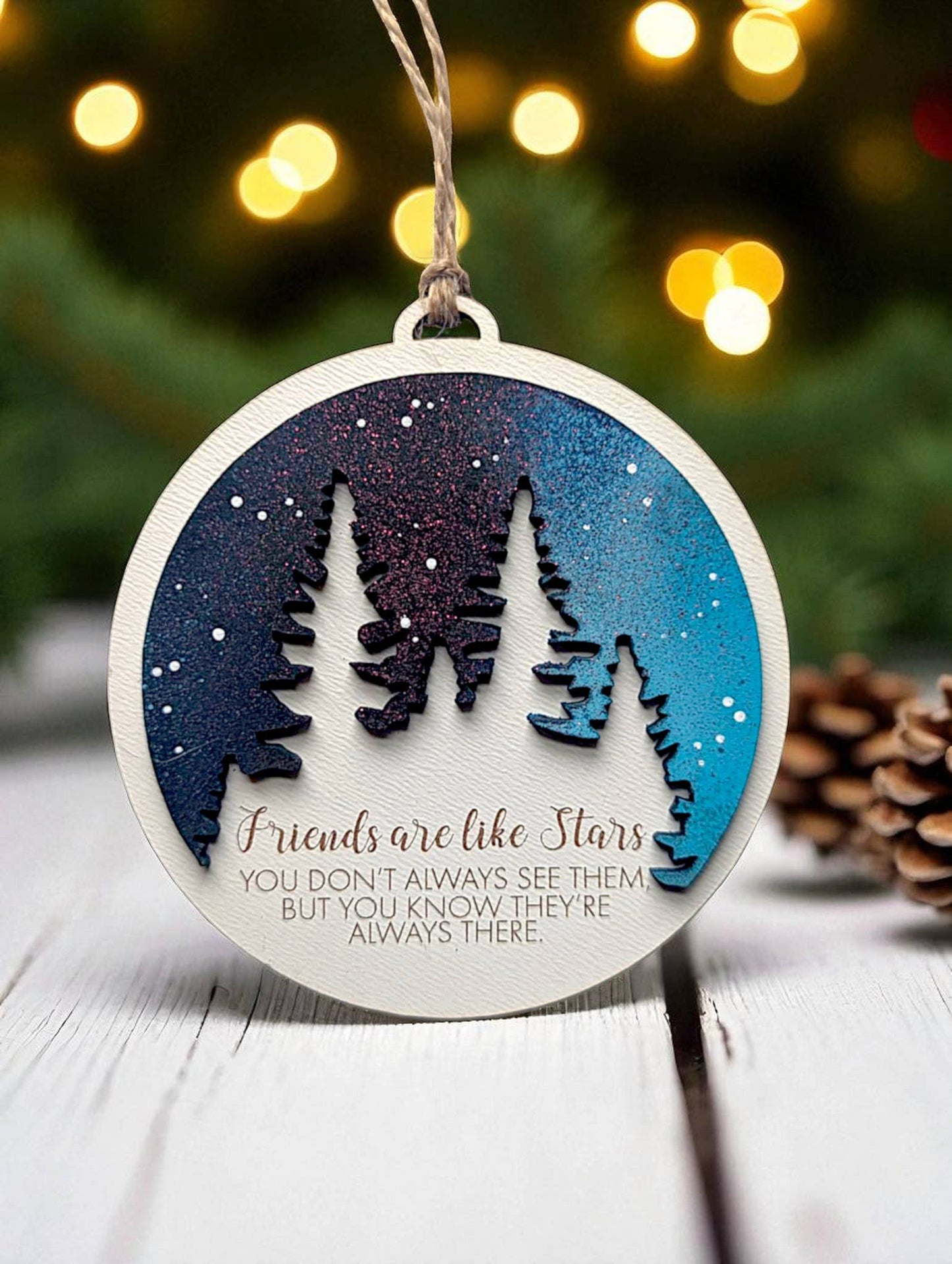 Richer Design Co. - STARS FRIENDSHIP ORNAMENT