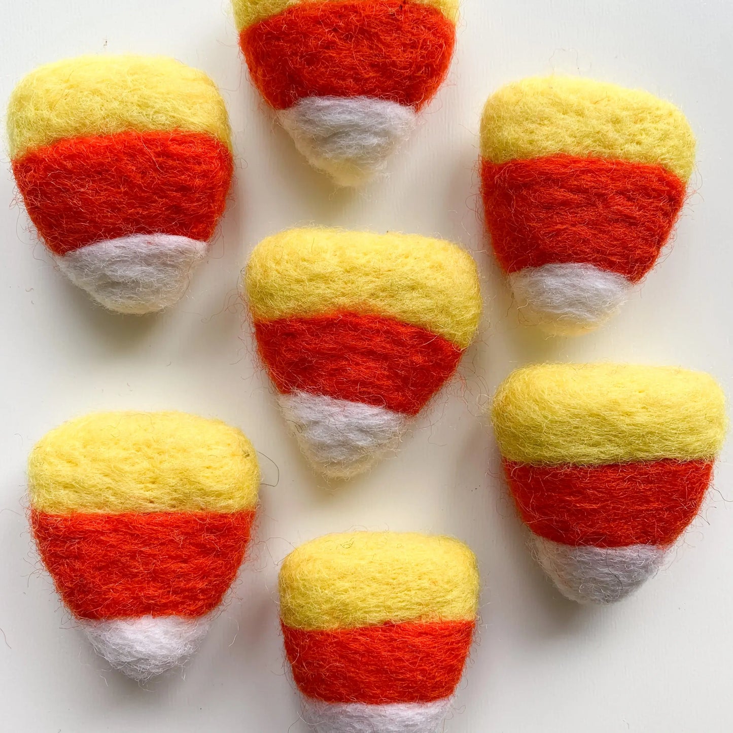Sewing Seeds Play - One Felted Candy Corns