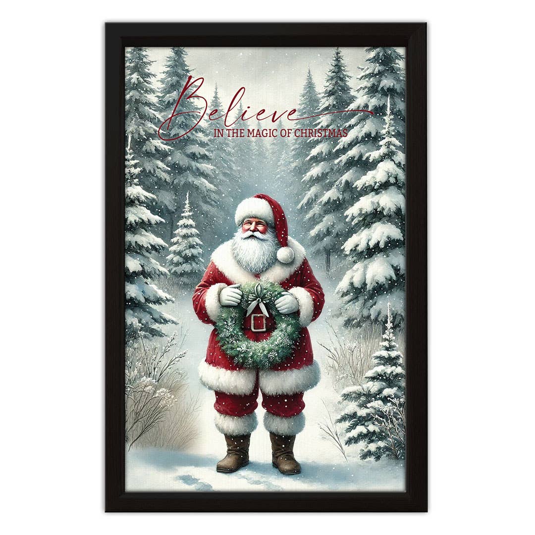 Pinetree Innovations Canada - Believe In The Magic Of Christmas | Wood Sign: 33 x 22