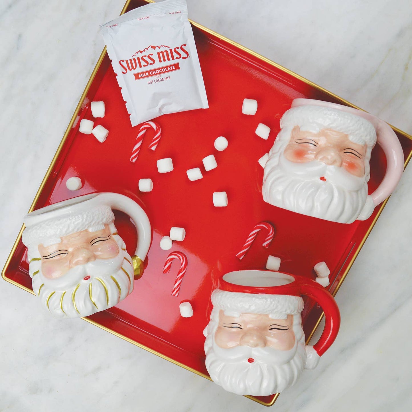 8 Oak Lane - Red Santa Coffee Mug, Ceramic, 8 oz