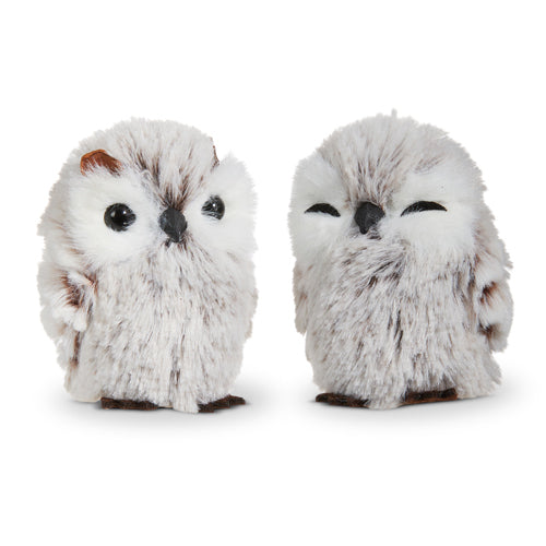 3 Inch Gray Owl Ornament