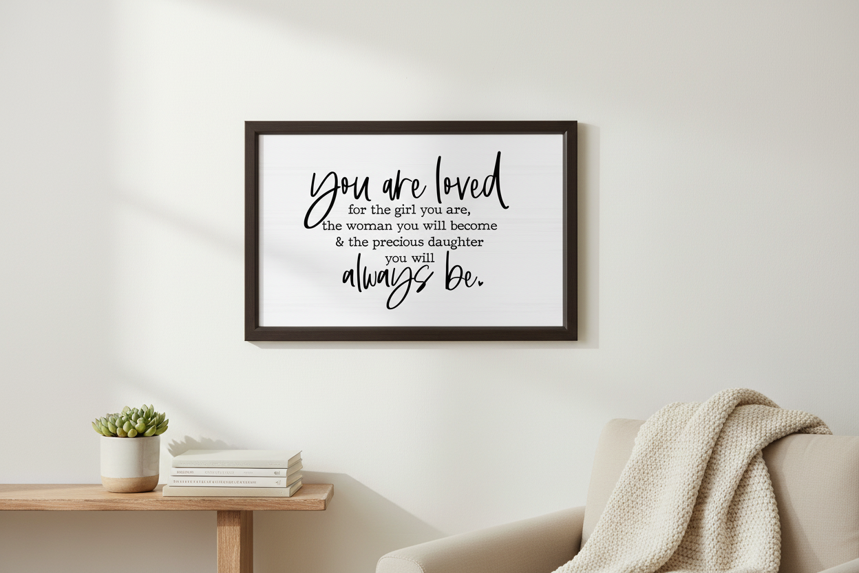 Daughter - You Are So Loved | Wood Sign