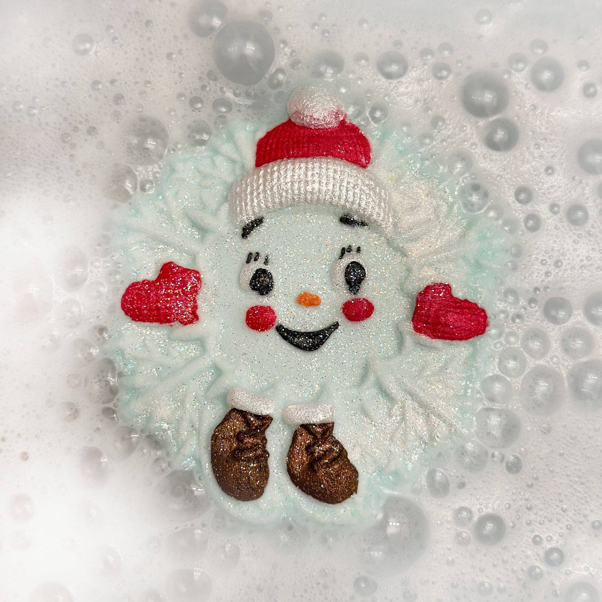 The Bomb Bar - Christmas Snowflake Face Bath Bomb