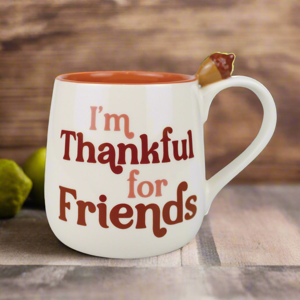 Thankful Friends Acorn Mug