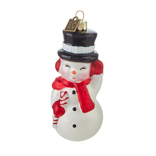 EC 4.5 Inch Snowman Blow Mold Ornament
