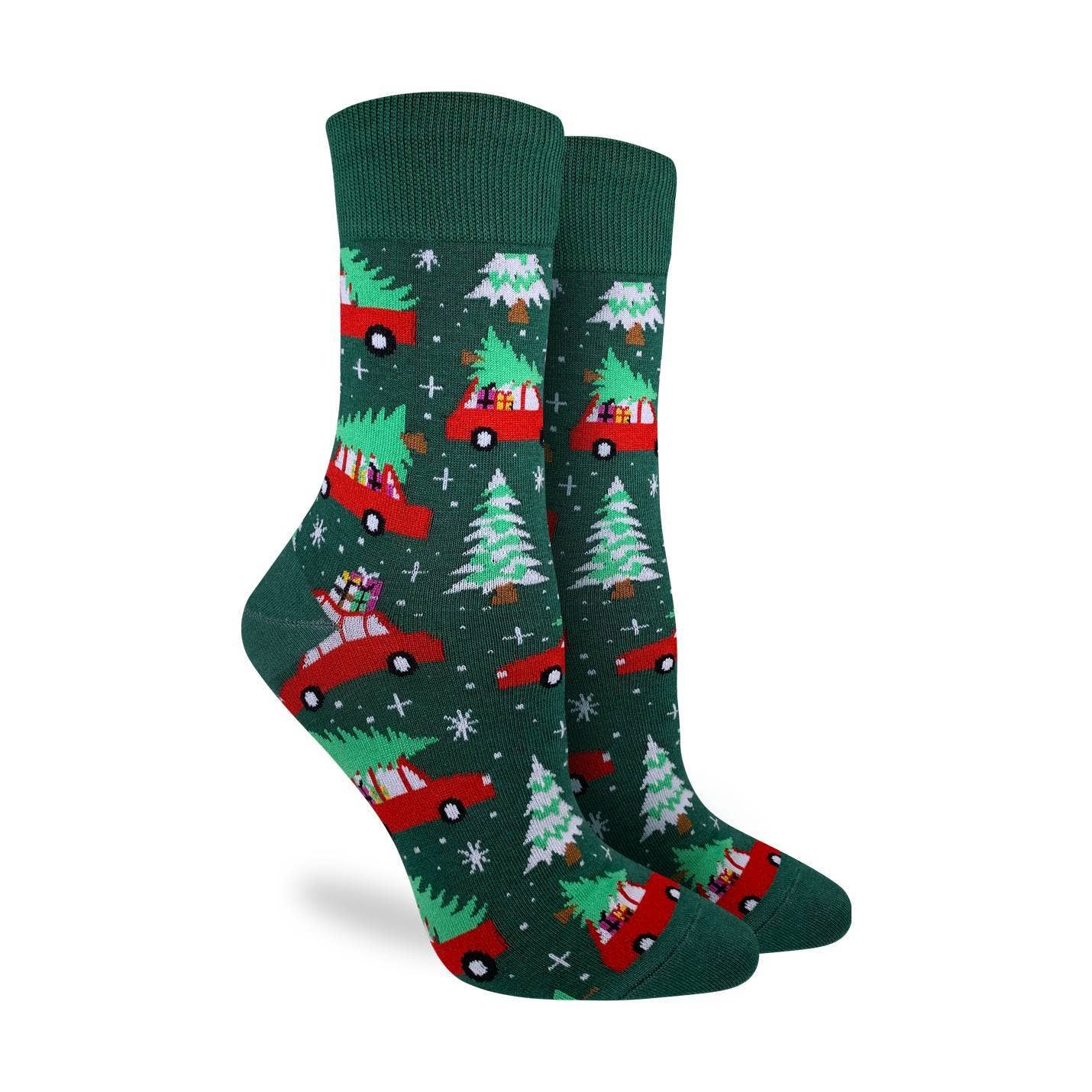 Good Luck Sock - Women's Christmas Trees Socks