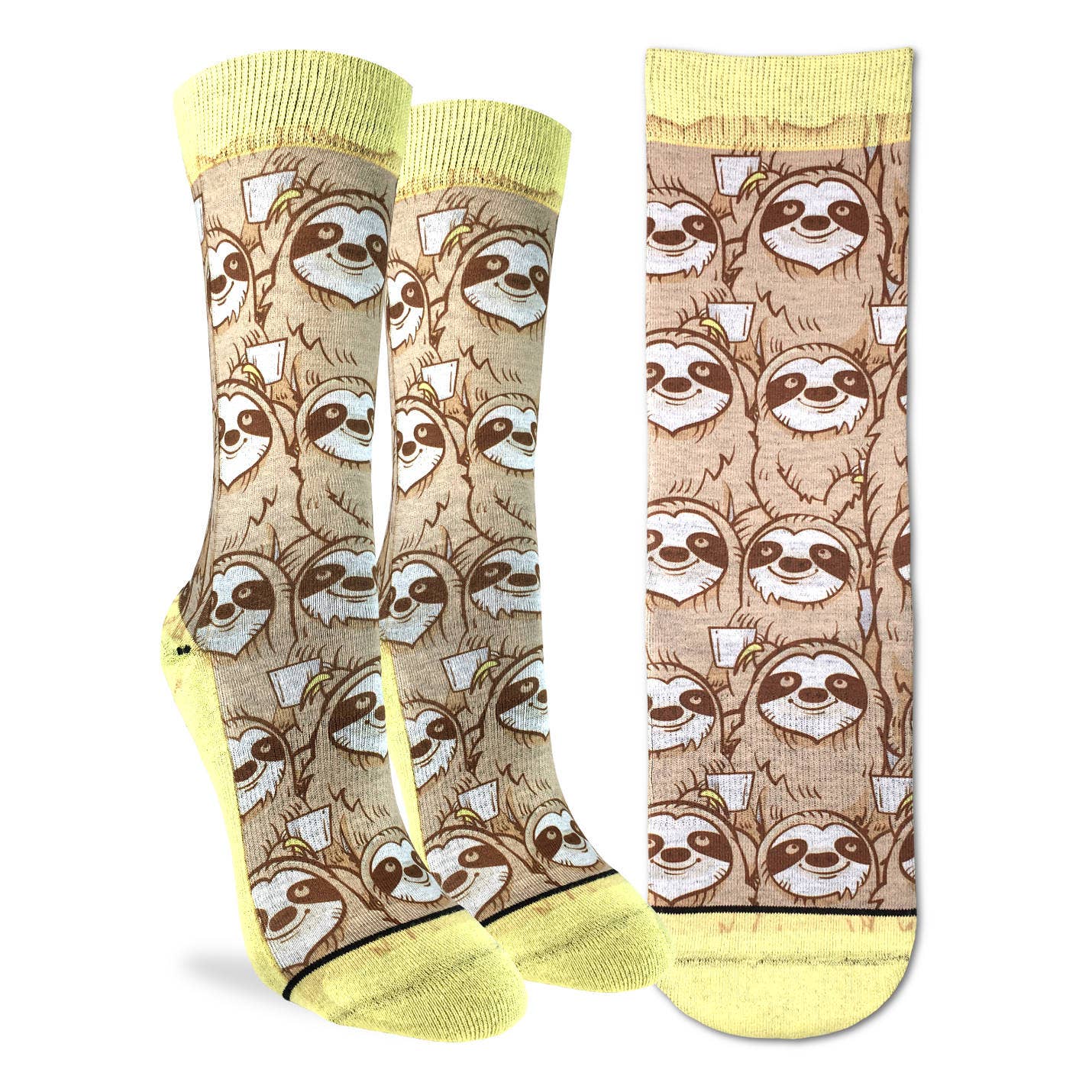 Good Luck Sock - Women's Coffee Sloth Socks