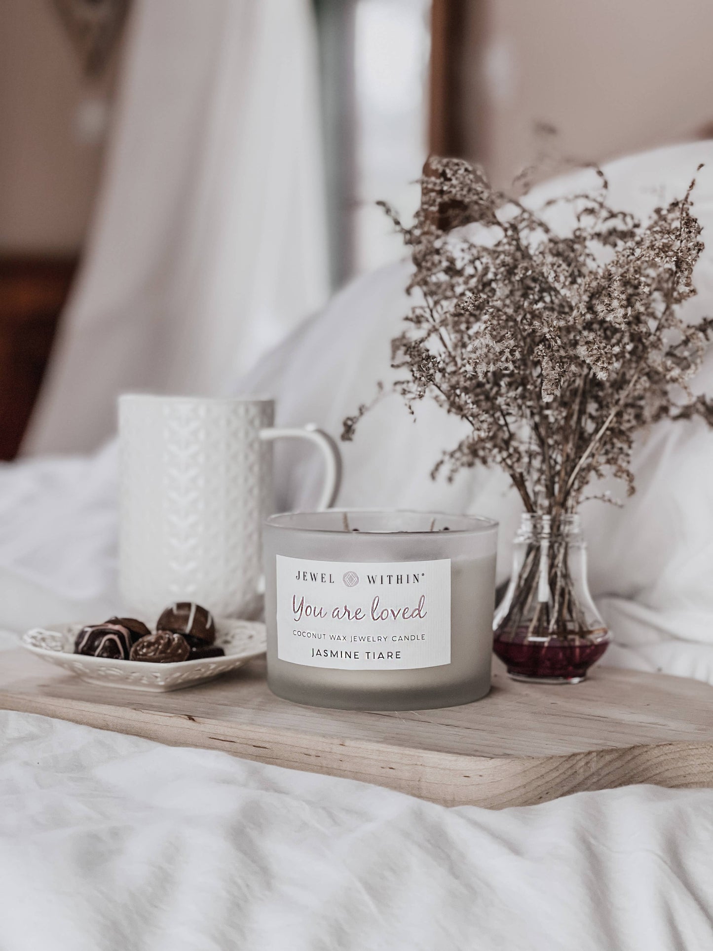Jewel Within - You Are Loved Jewelry Candle