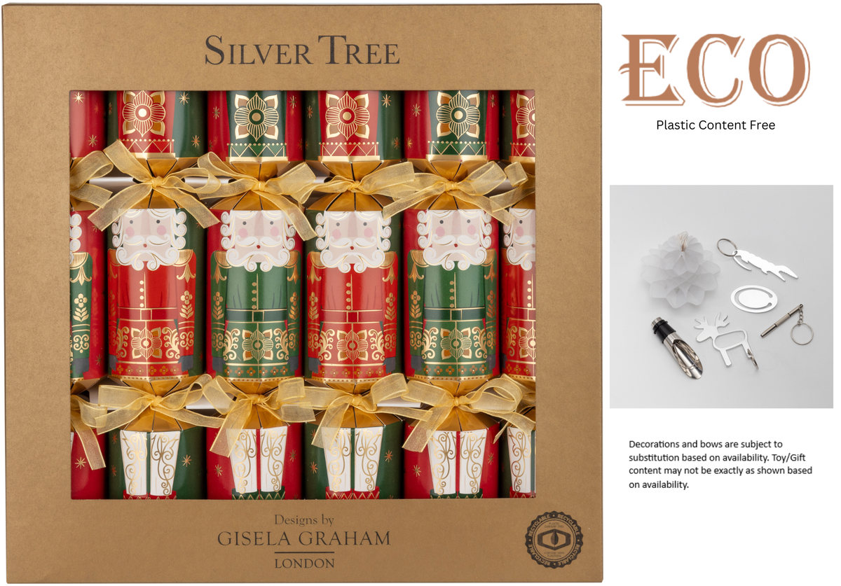 Silver Tree Home & Holiday - 6133-16:12in 6ct ECO Nutcracker (ECO3)