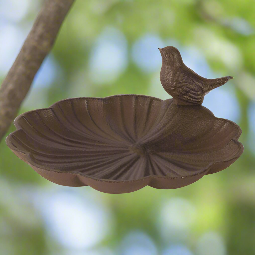 BIRD FEEDER- BOWL WITH BIRD