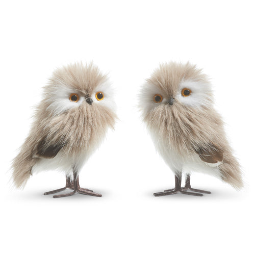 5 Inch Grey Owl Ornament