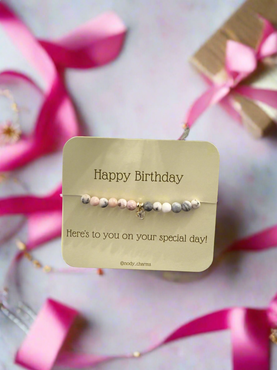 Gemstone Birthday Bracelet