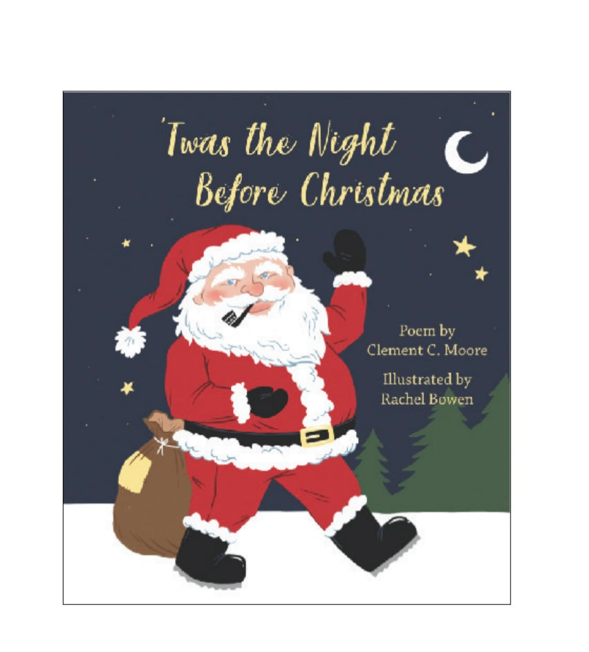 Twas the Night Before Christmas Book and Pajama Set