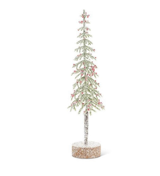 Small Tall Snowy Tree