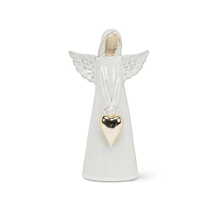 Large Standing Angel with Heart