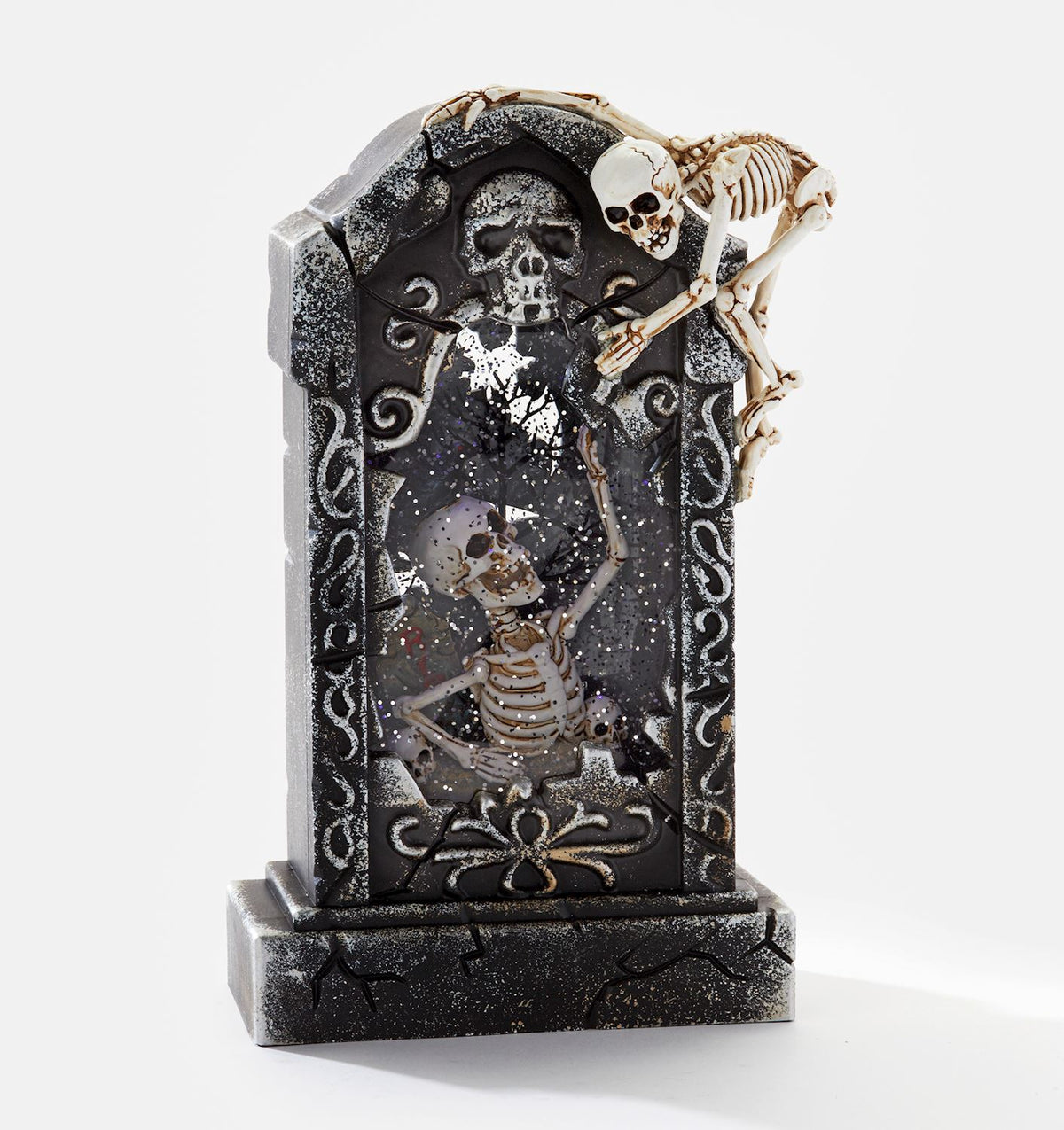 LED Skeleton Tombstone Water Lantern