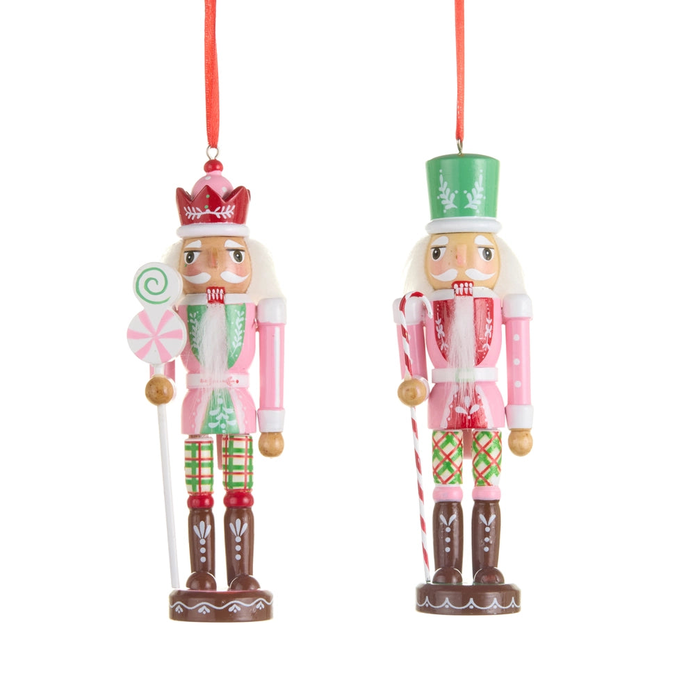 6" Sugar And Spice Nutcracker Ornament, 2 Assorted (sold individually)