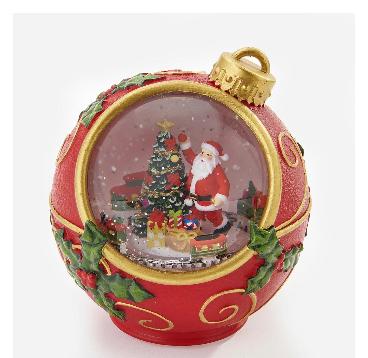 LED Red Ornament Design Water Lantern