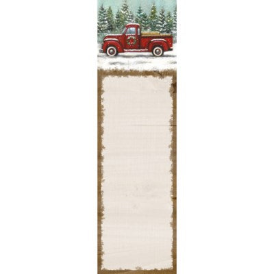 LIST NOTEPAD - RED TRUCK