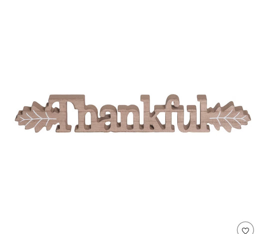 Thankful Decorative Plaque