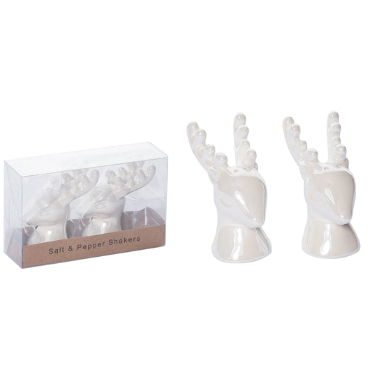 This beautiful set from Transpac's Christmas Elegance collection is sure to bring some added flair to your Christmas season! Made of dolomite, this salt & pepper shaker is the perfect addition to your home assortment - or a gift for those who matter most!