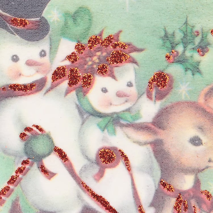 Retro Snowman Ornament Set