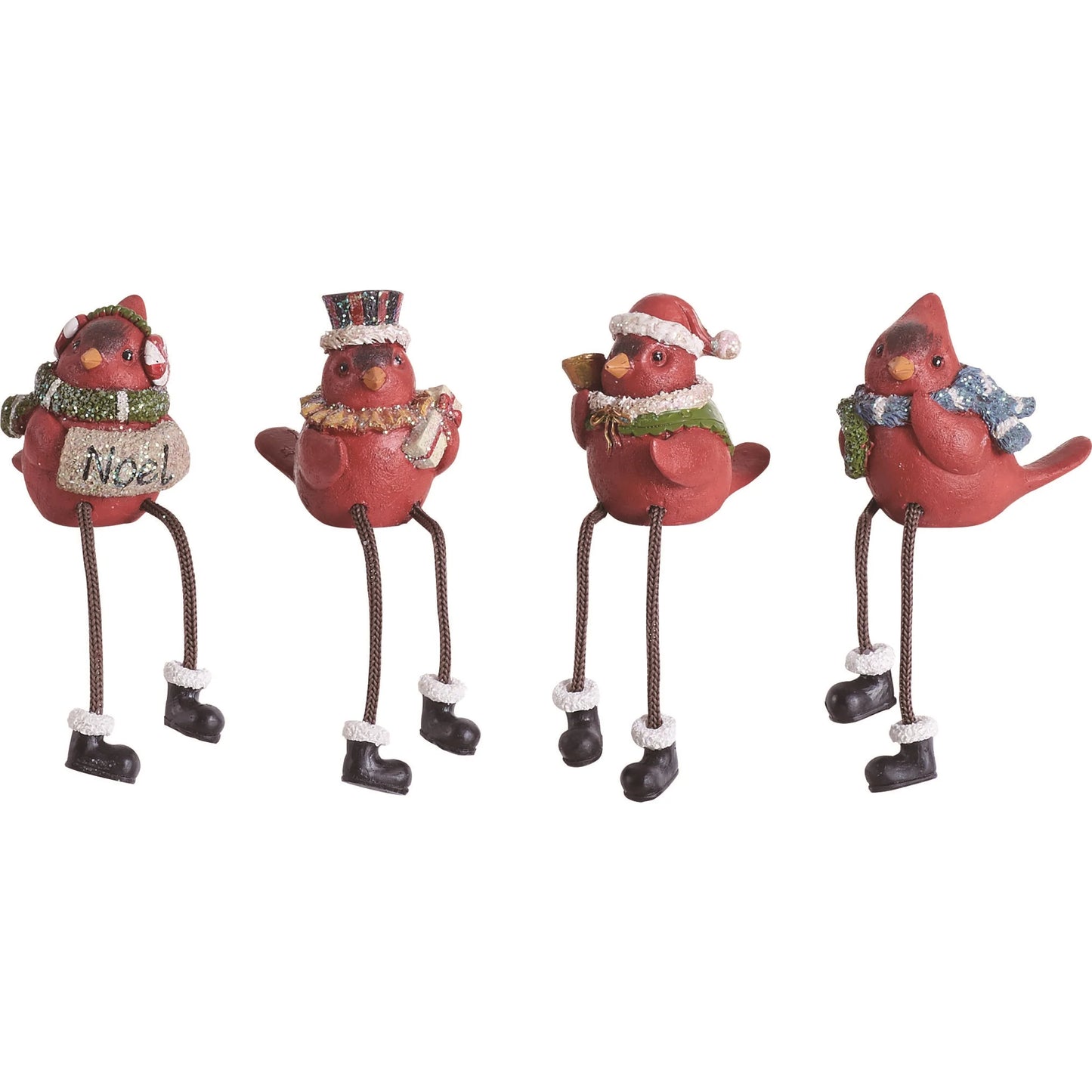 Resin Cardinal Shelf Sitter Figurine, 4 Assorted (sold individually)