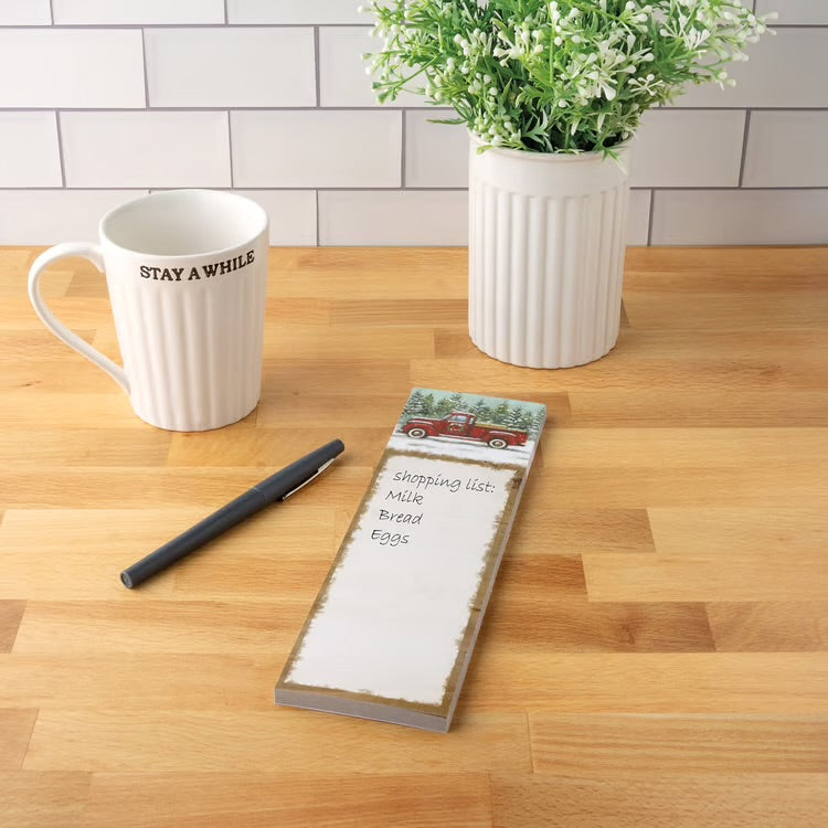 LIST NOTEPAD - RED TRUCK