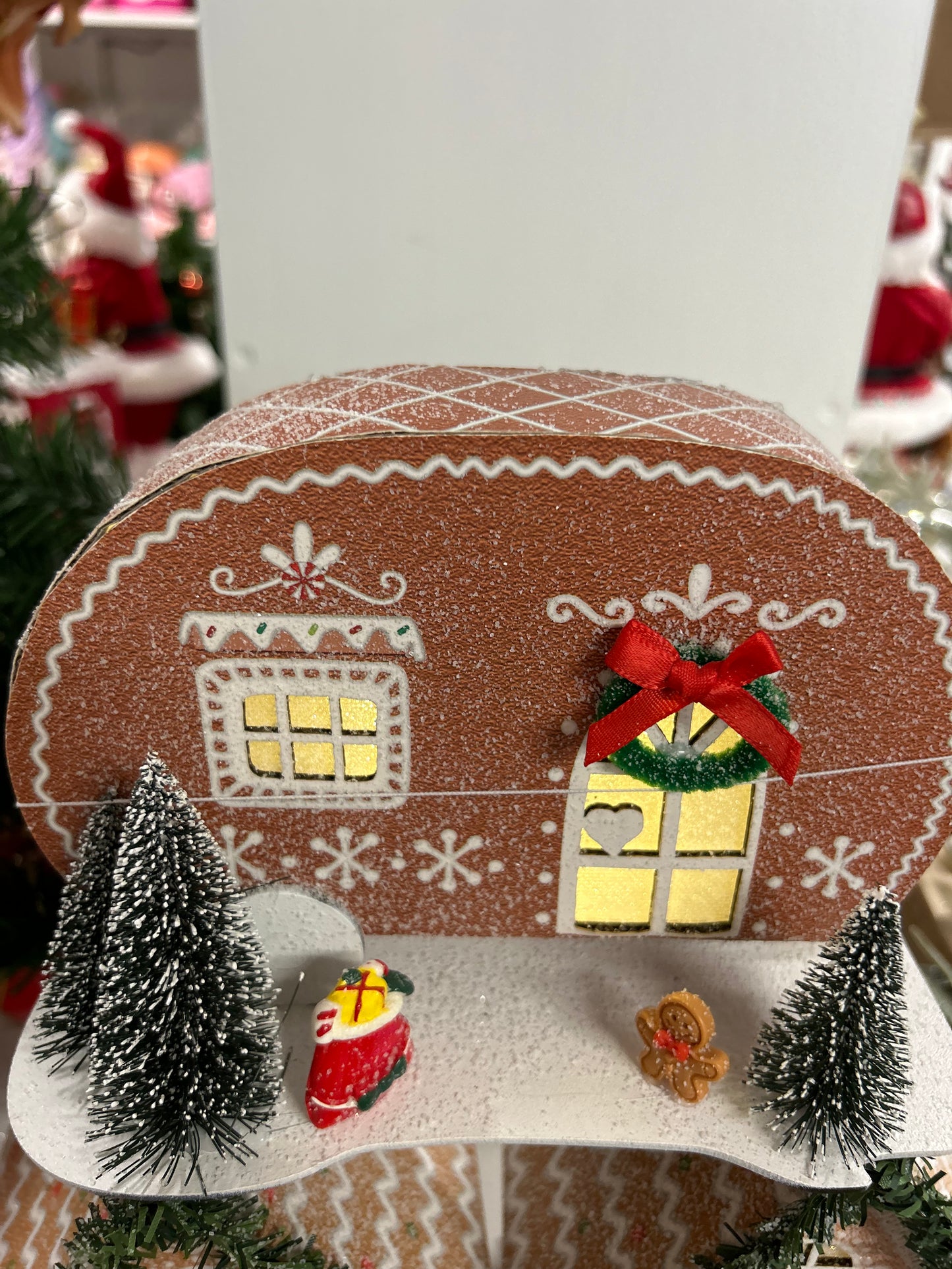 Paper Gingerbread Camper, LED