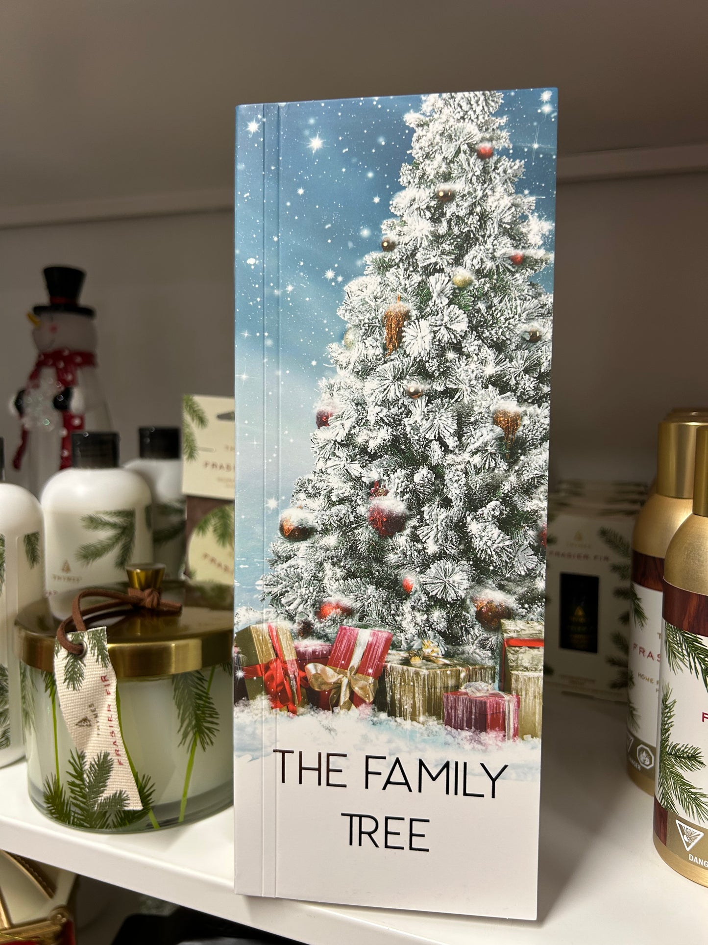 Family Tree prism ornament with boxed card
