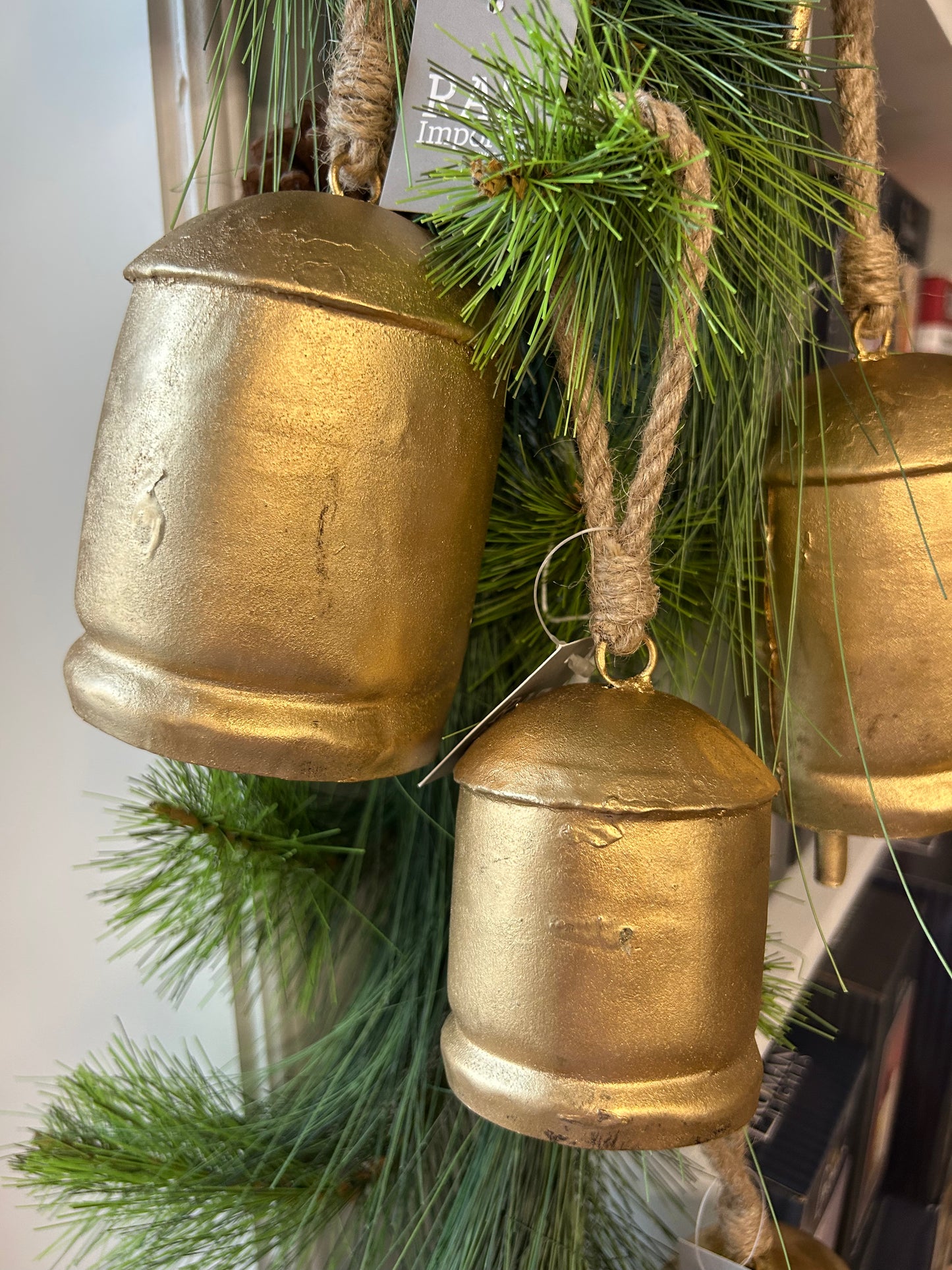 Vintage Bell, 2 Assorted 4 & 6 Inch by Raz Imports, Item #4127302