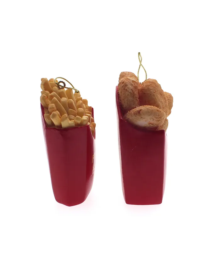 Fries and Nuggets Ornaments, 2 Assorted (sold individually)