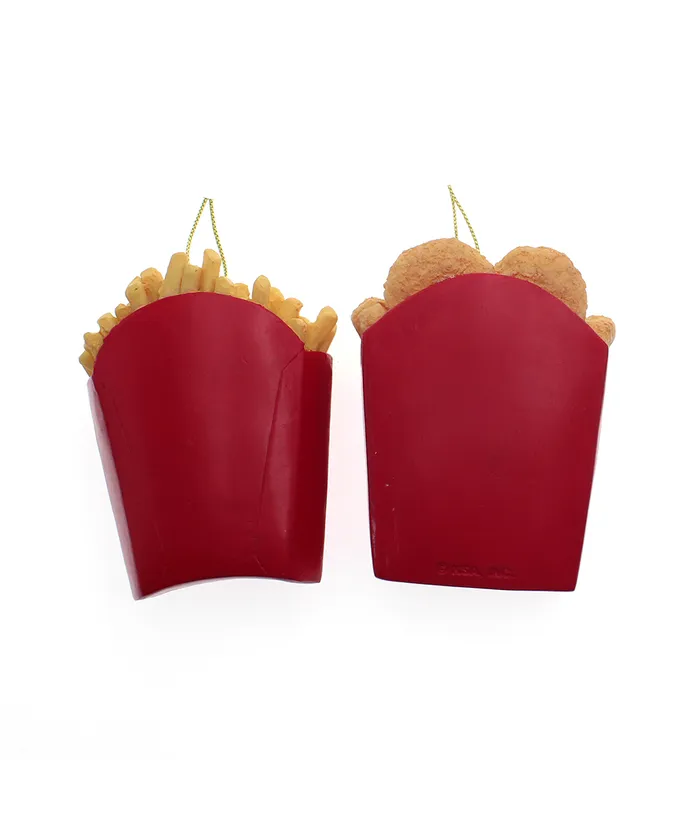 Fries and Nuggets Ornaments, 2 Assorted (sold individually)
