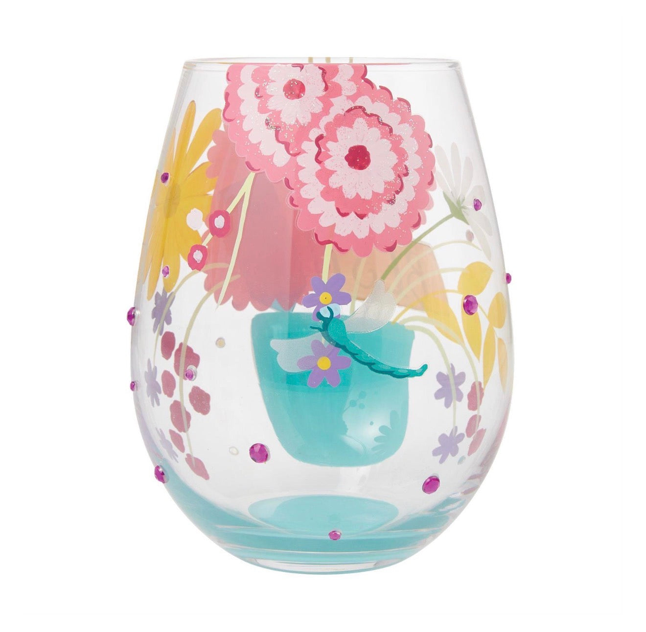 Best Mom Stemless Wine Glass by Lolita