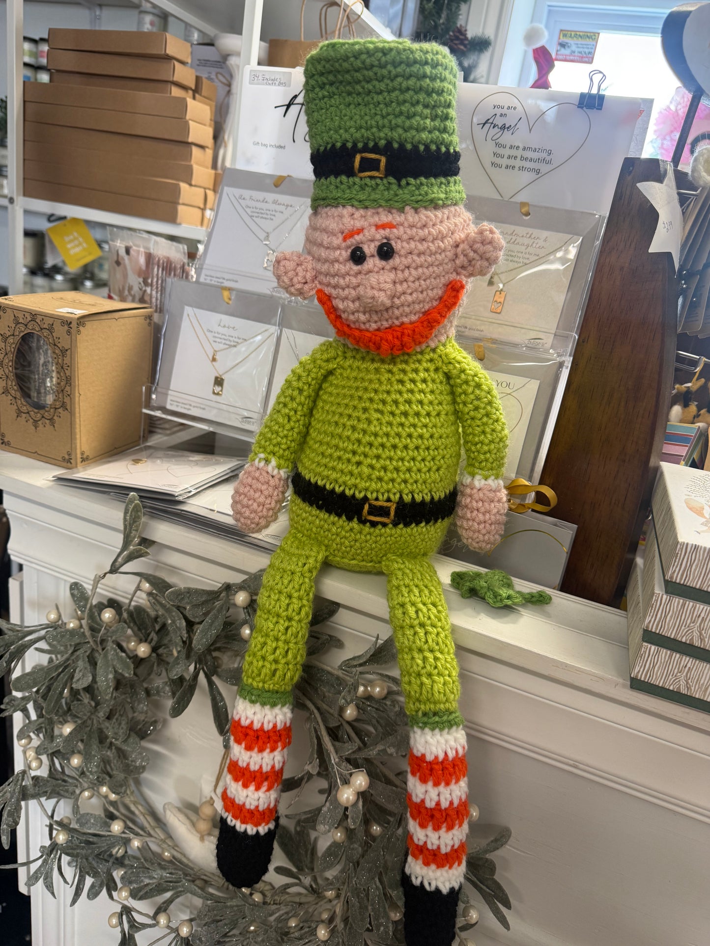 Crocheted Leprechaun