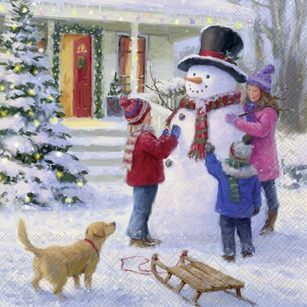 Paper Napkins, Fun with The Snowman