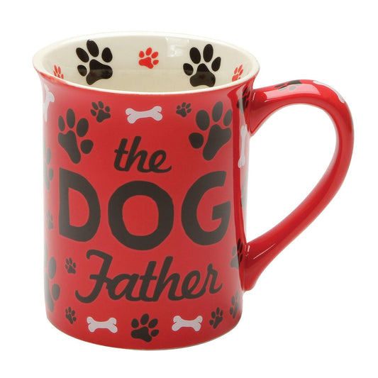 Description
They may call you the dog father but we call you a dog lover. You can sip your favorite beverage with this unique mug designed from Our Name is Mud. Featuring witty sentiments on unique gifts, this bold and colorful collection is the perfect marriage
Message: THE DOG FATHER back reads: MY CHILDREN HAVE FOUR LEGS AND FUR
Dishwasher safe, Microwave safe
Mug
4.5in H
DogFather
Message reads: "My Children Have Four Legs and Fur"
Shipped in decorative gift box
High-quality stoneware is dishwasher an