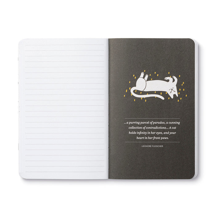 "THERE ARE NO ORDINARY CATS."—COLETTE
Softcover Journal