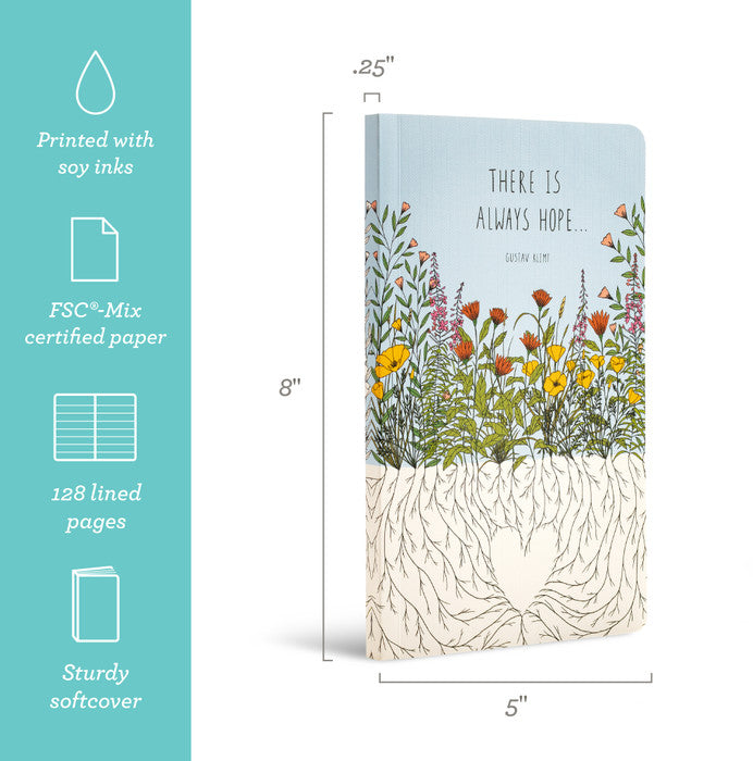“THERE IS ALWAYS HOPE…” —GUSTAV KLIMT
Softcover Journal