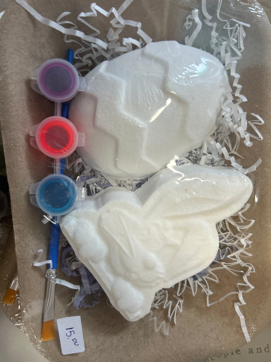 Easter, Paint Your Own Bath Bomb Kit