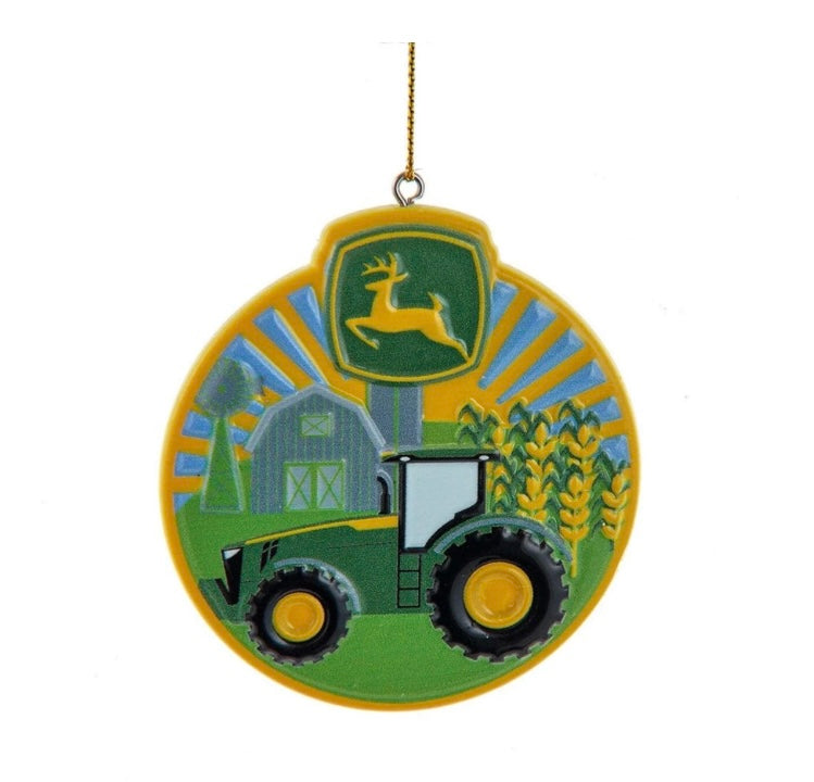 John Deere™ Round Tractor Ornament