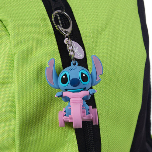 Disney Stitch on Tricycle Backpack Clip