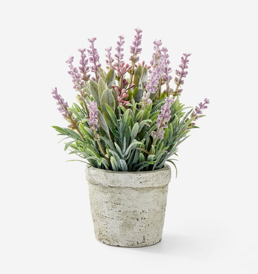 Artificial Potted Plant - Lavender