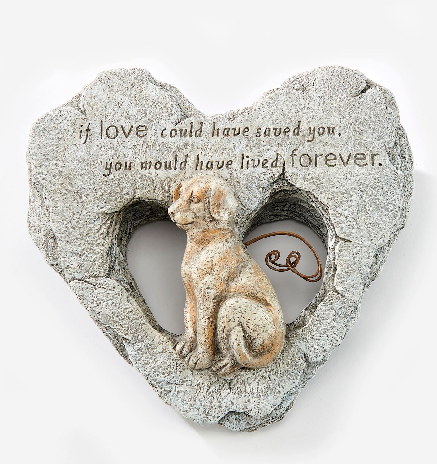 Heart Memorial Stone, Dog