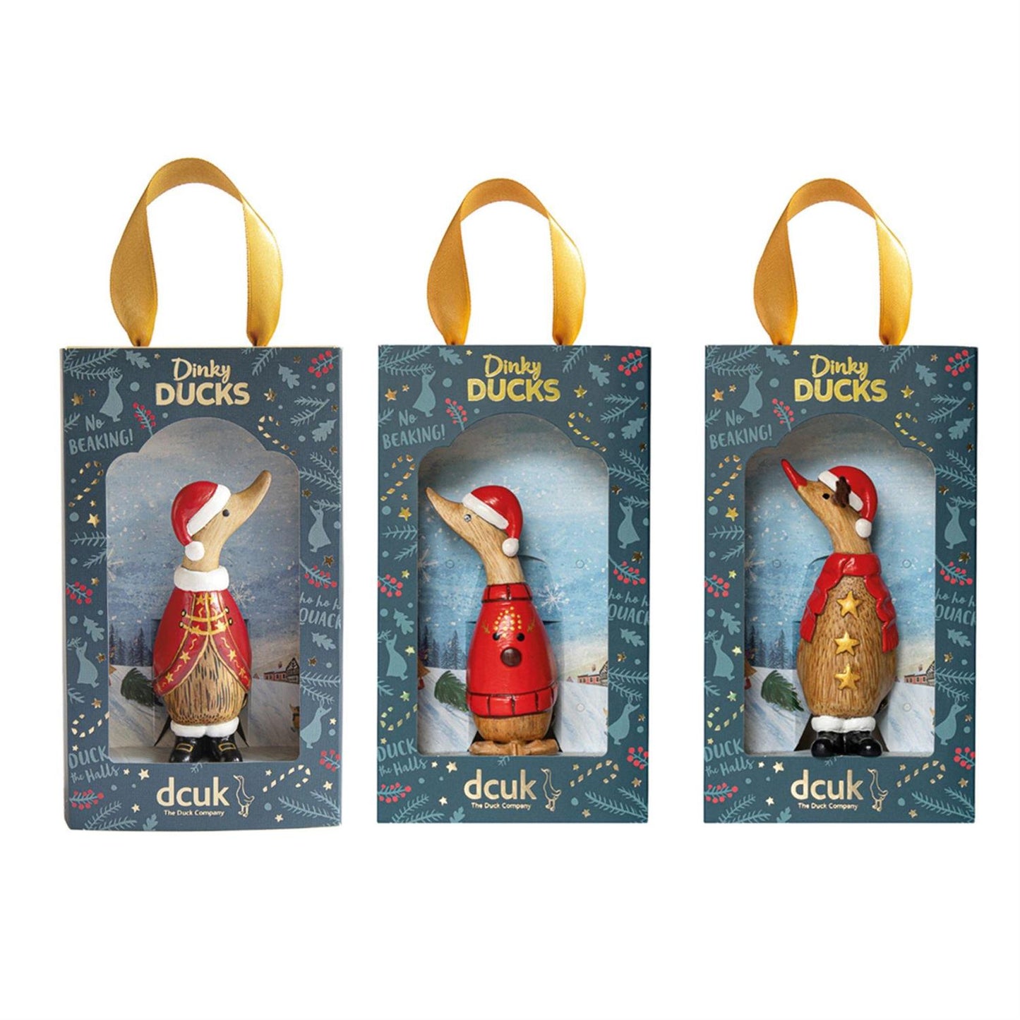 DCUK Christmas Dinky Ducks, 3 Assorted (sold individually)