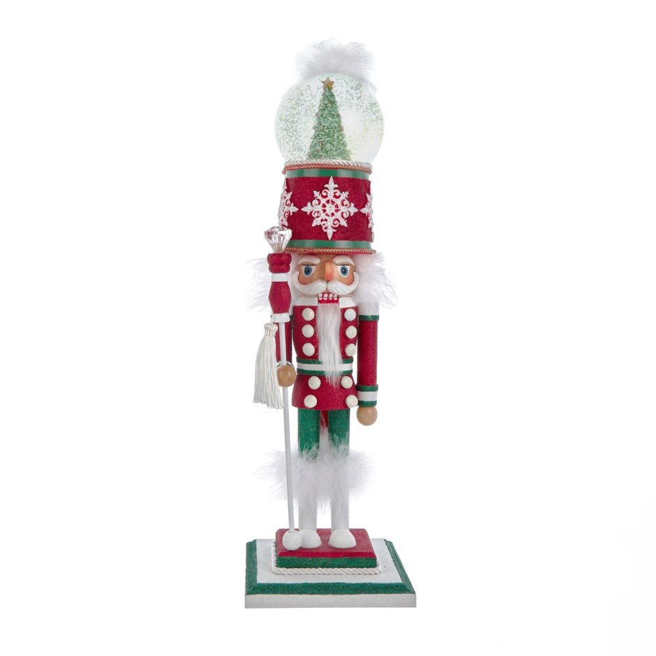 20" MUSICAL NUTCRACKER BALLET WITH WATER GLOBE HAT ~ KURT ADLER